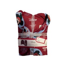 Mickey Mouse Christmas Holiday 2 Piece Pajamas Boy Girl Red Size 5 Polyester NEW