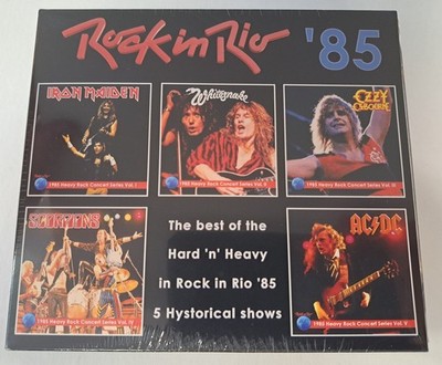 Rock In Rio '85 New 7 CD Box Set AC/DC Maiden Osbourne Scorpions Whitesnake