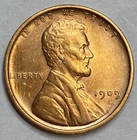 1909 VDB Clnd - Lincoln Wheat Cent Uncirculated Exact Coin Imaged #LWC1393