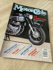Magazine moto anglais Classic Motorcycle 1991 AJS Matchless Triumph Norton etc