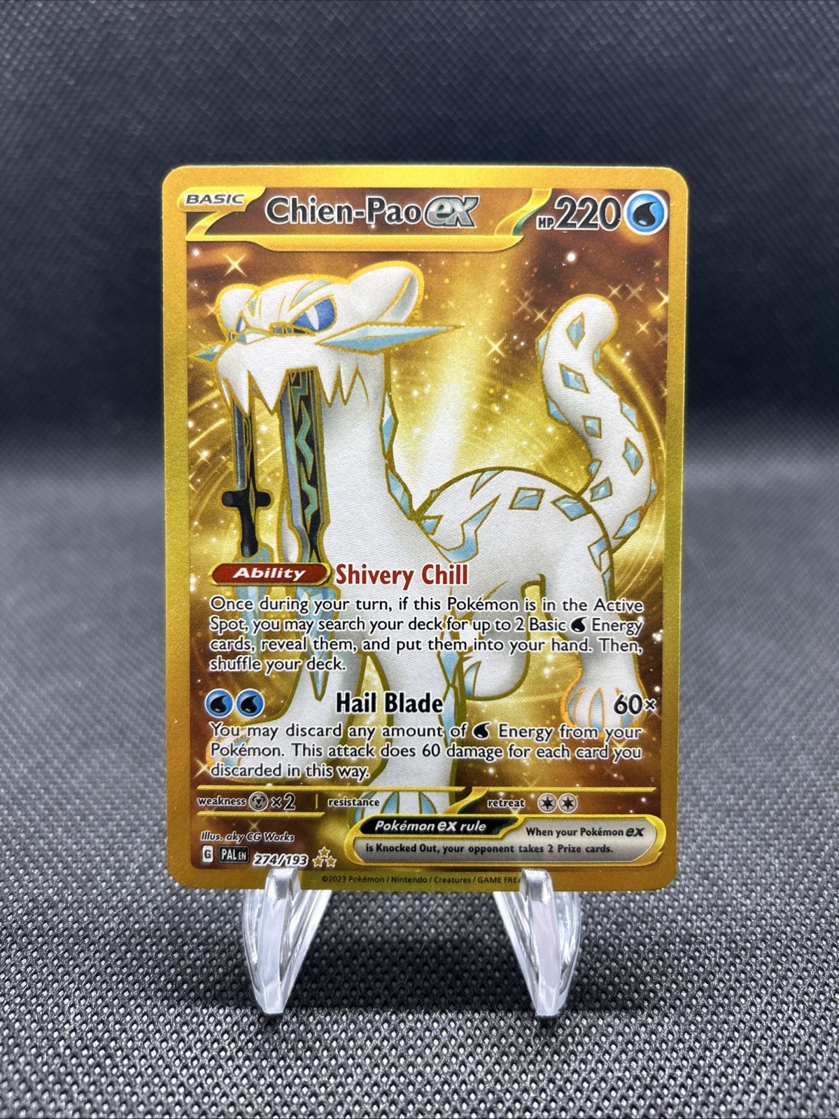 Chien-Pao EX 274/193 SV02: Paldea Evolved NM Pokemon TCG Card