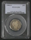 1900-O G-04 BETTER DATE BARBER (25c) QUARTER - PCGS GRADED - SEE PICTURES