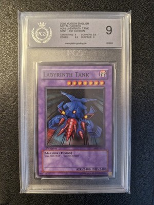 Yu-Gi-Oh - PGS 9 - Labyrinth Tank Mrd-E091 Metal Raiders 1. Auflage