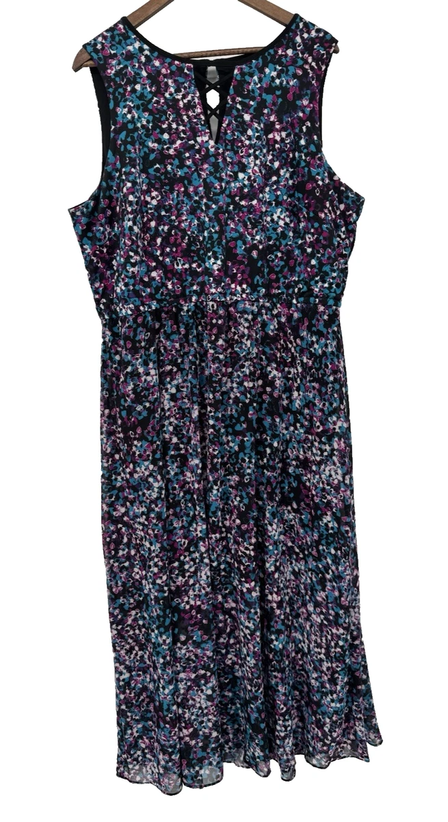 pink and green holiday dress Azalea Off Shoulder Maxi Dress main image 0