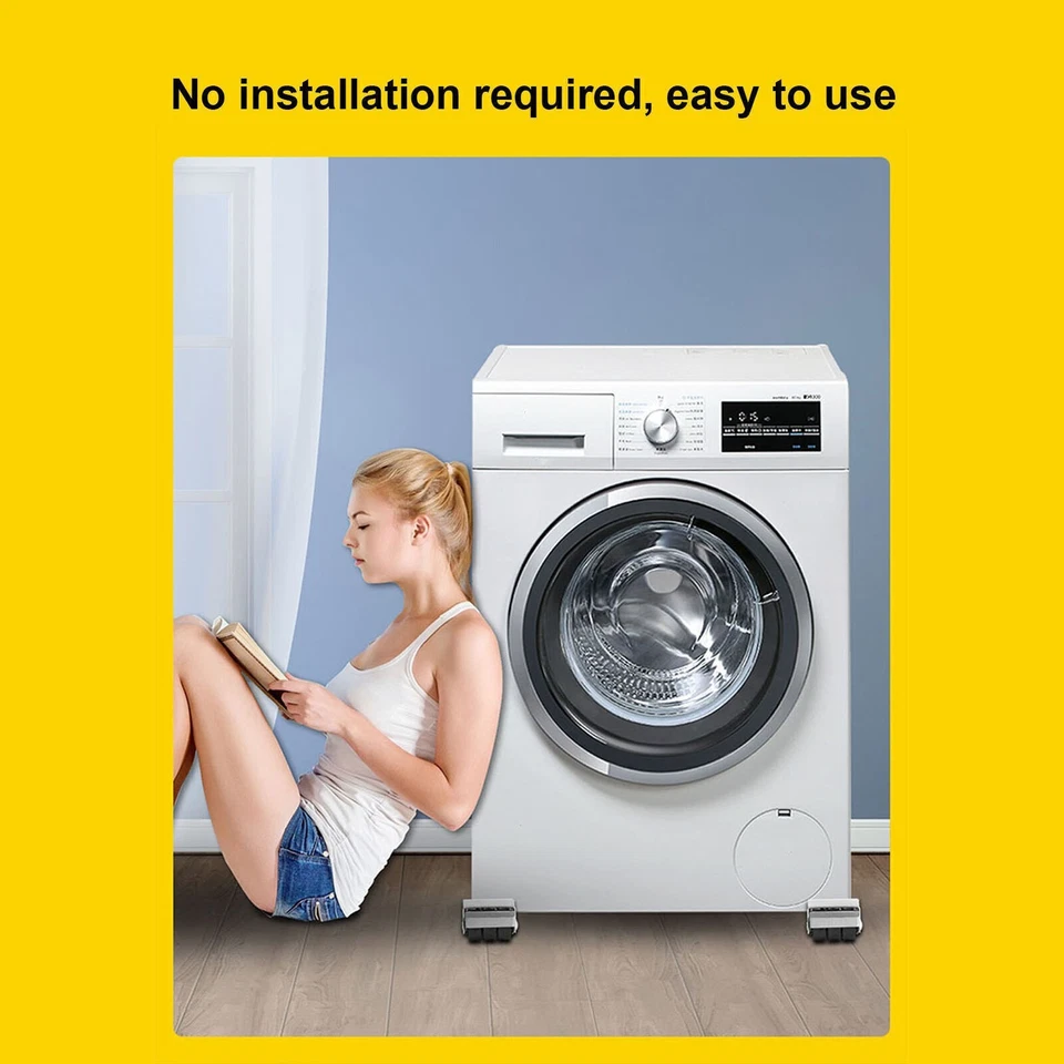 2 комплекта мобильных роликовых кронштейнов мебель с поднятым основанием движущиеся колеса - Изображение 3 из 4