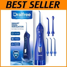 Cordless Water Dental Flosser - 4 Modes for Ultimate Oral Hygiene on the Go