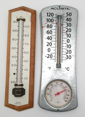 Vintage Testrite Acurite Thermometer Temperature Gauges Weather Instruments