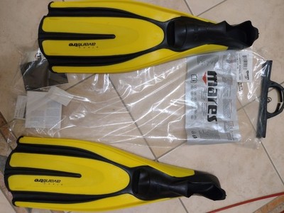 Mares Plana Avanti Tre Schnorchelflossen Gr.42 bis 43 Schwimmflossen gelb