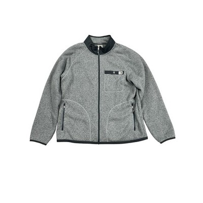 The North Face Gordon Lyons Full Zip Sweater Fleece Jacket Mens XL Heather Gray