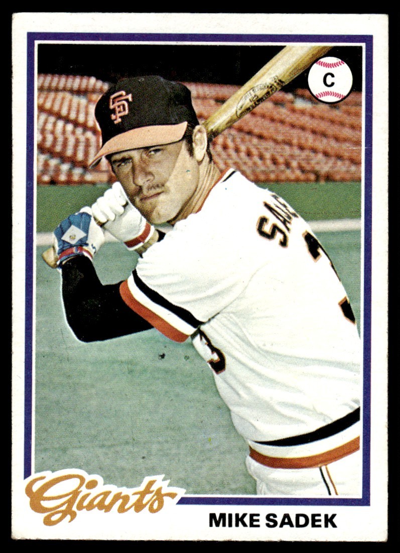 1978 Topps Mike Sadek San Francisco Giants #8