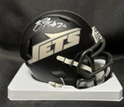 Breece Hall Signed/Autographed Mini Helmet NY Jets Rivalry  Fanatics Certified