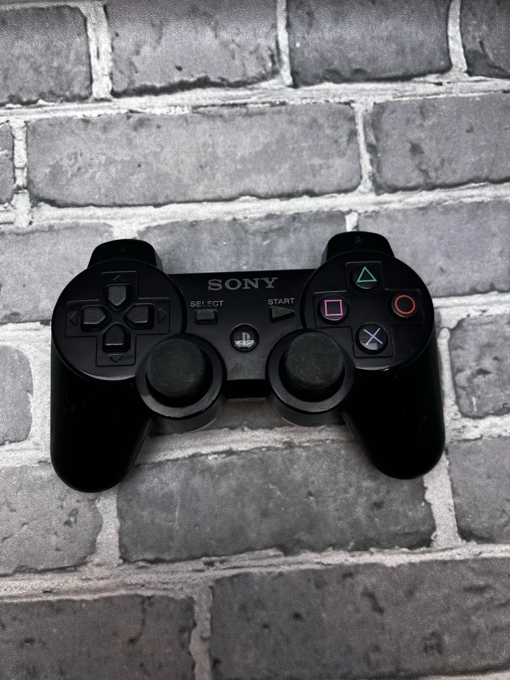Controller PS3 Sony Dualshock 3 Playstation 3 nero Joystick Originale Wireless - Immagine 2 di 4