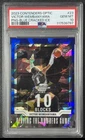 VICTOR WEMBANYAMA PSA 10 2023 CONTENDERS OPTIC #23 NUMBERS GAME BLUE ICE RC /75