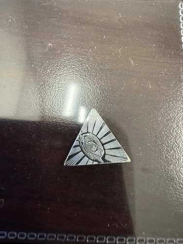 1 Gram .999 Fine Silver Masonic Triangle Bullion Bar
