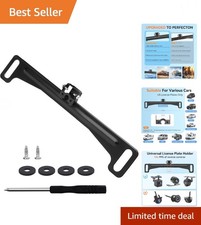 Universal Rear View Camera License Plate Bracket, Upgraded Anti-Rust Paint Fu...