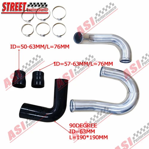 Hot Side intercooler Hose Piping pipe kit For Ford Falcon BA BF XR6 Turbo models - Picture 5 of 11