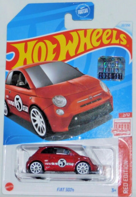 2024 HOT WHEELS RLC FACTORY SET TARGET RED EDITION FIAT 500E