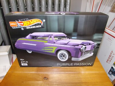 MEGA HOT WHEELS BUILDING SET PURPLE PASSION 671 PCS HDJ96 NIB 2021