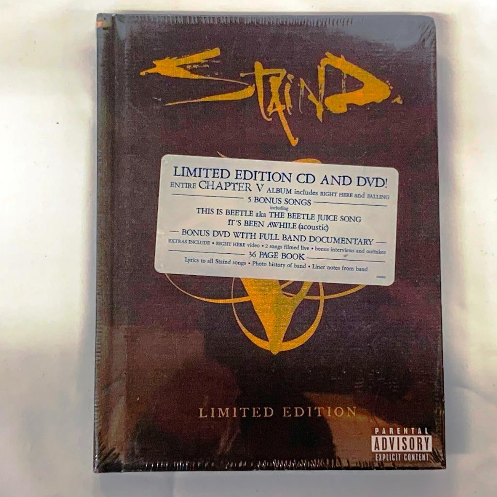 Chapter V Limited Edition Staind CD DVD Nov-2005 Flip Records Brand New Sealed