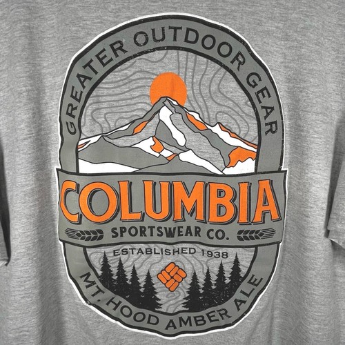 Columbia Casual Mt. Camiseta Hood Amber Ale XL - Imagen 3 de 4