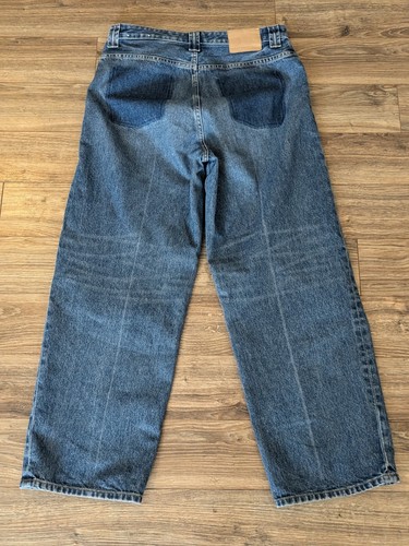 B Sides Easy Mid Relaxed Jeans Womens Medium Wash Made In USA Baggy Denim 31x29 - Picture 10 of 17