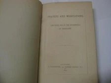 1874 London Prayers and meditations for daily use in the households of Israelite
