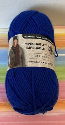 1 full skein Loops & Threads Impeccable yarn Royal 01134 blue