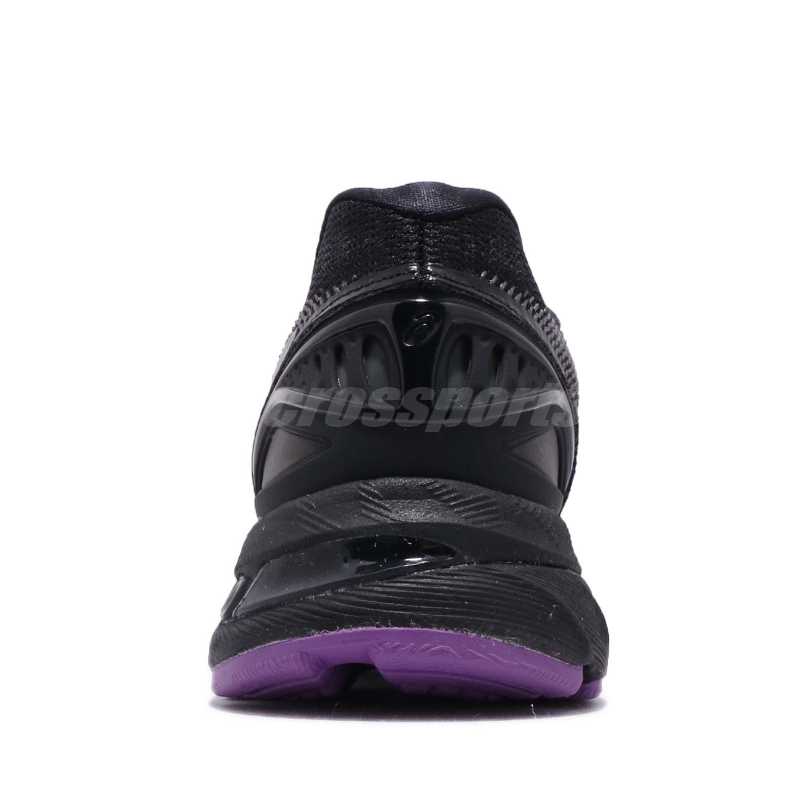 Asics Gel-Nimbus 20 Lite-Show Negro Negro Negro Morado Mujer Running Zapatos 1012A037-001 242134 Asics Gel-Nimbus 20 Lite-Show Negro Negro Negro Morado Mujer Running Zapatos 1012A037-001 242134