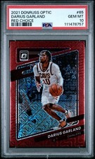 Darius Garland 2021 Panini Donruss Optic Red Choice SP /88 PSA 10 (Pop 2) #65