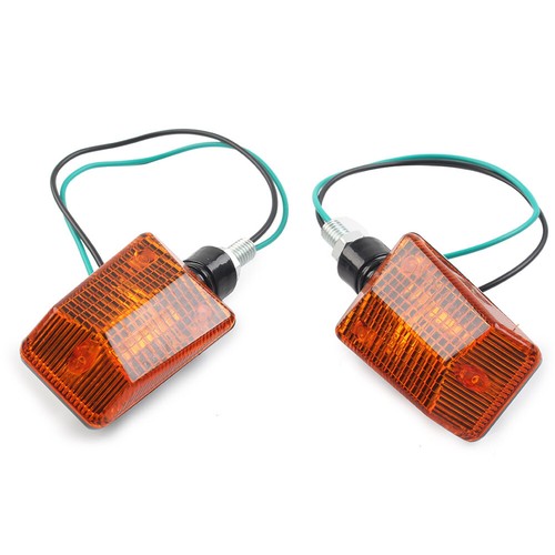 2 STÜCKE Universal Motorrad Blinker Lichter Für Honda Nighthawk 250 650 750 - Picture 4 of 10
