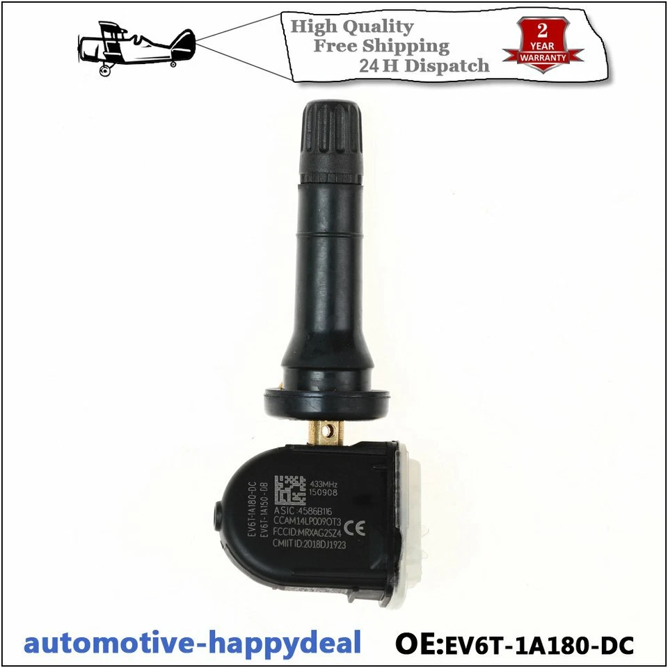 4X  TPMS Tyre Pressure Sensor For Ford Focus Fiesta EV6T-1A180-DB EV6T-1A180-DC - Image 2 of 4