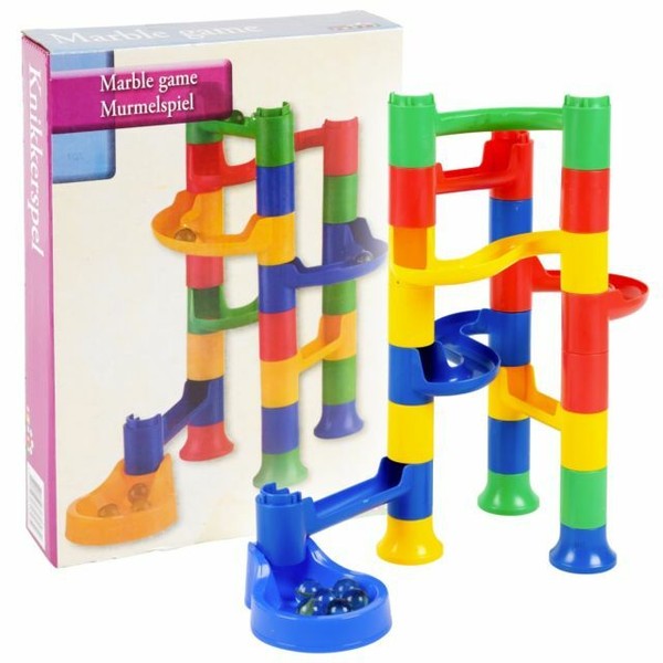 Kids Marble Run Race Construction Kit 24pcs GAME Set Toy Play UK SELLER