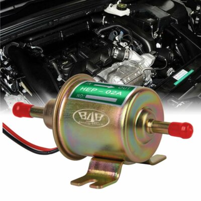 Gas Diesel Inline Low Pressure Electric Fuel Pump 12V 2.5-4 PSI HEP-02A BHEP-02A Gas Diesel Inline Low Pressure Electric Fuel Pump 12V 2.5-4 PSI HEP-02A BHEP-02A