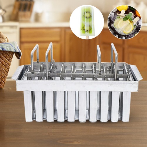 20Pcs Flat Ice Pop Molds Stainless Steel DIY Stick Mould Ice Lolly Popsicle Mold
