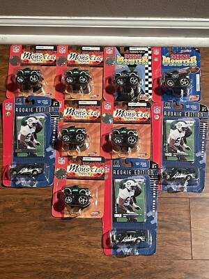 New York Jets Lot Mini Truck Car Monster Football NFL Card Upper Deck UD Fleer