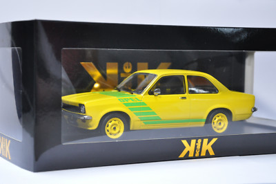KK-Scale 180673 Opel Kadett C Swinger 1973 Modellauto Gelb/Grün 1:18