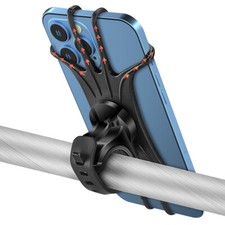 360  Silicone Bicycle Holder Bike Phone Mount For iPhone 16 15 14 13 Pro Max SE