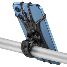 360° Silicone Bicycle Holder Bike Phone Mount For iPhone 14 13 12 11 Pro Max 8 7