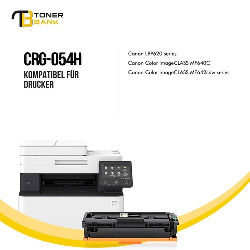5 toners compatibles pour Canon 054H i-Sensys MF643CDW MF645CX LBP-623CDW - Photo 6/10