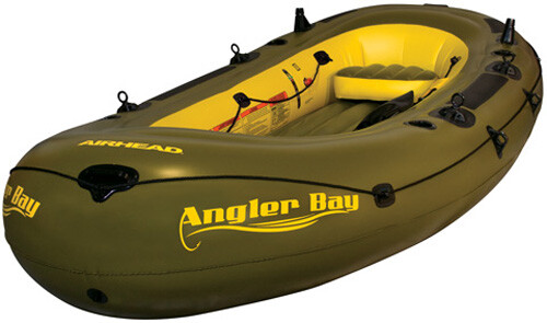 KWIK TEK AHIBF-06 AIRHEAD ANGLER BAY INFLATABLE BOAT 6 PERSON - Afbeelding 1 van 2