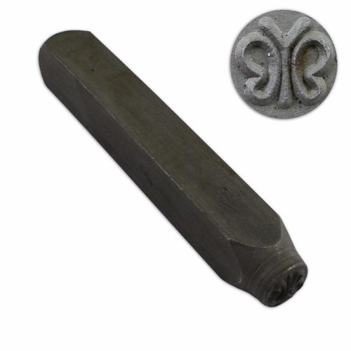 6mm Various Metal Design Stamp Punch Skull Peace Paw Zodiac Punches Craft Tool - Picture 9 of 39