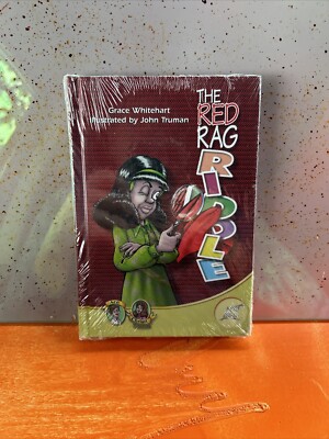 The Red Rag Riddle Grace Whitehart ACE Christian school Hardcover Book