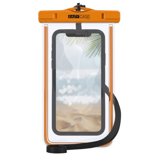 Wasserdichte Unterwasser Tasche Handytasche Hülle Case Cover Beutel Orange - Afbeelding 1 van 7