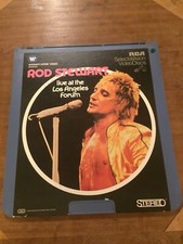 ROD STEWART: LIVE AT THE LOS ANGELES FORUM CED VIDEODISC 1982