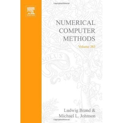 Numerical Computer Methods, Part D (Volume 383) (Methods in Enzymology, Volume 