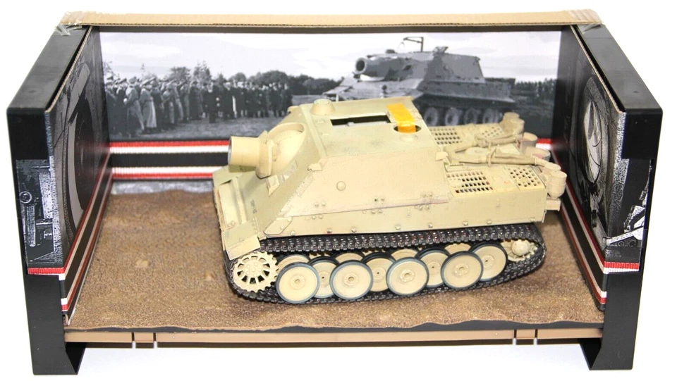 FORCES OF VALOR 1:32 DIE CAST METAL CARRO ARMATO GERMAN STURMTIGER ART 802001A - Immagine 3 di 4