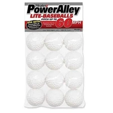 Heater Sport Power Alley 60 MPH Lite Baseballs White 2x 6-Packs 
