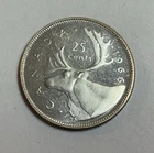 1966 Canada Twenty Five 25 Cent Quarter Uncirculated Elizabeth II Coin