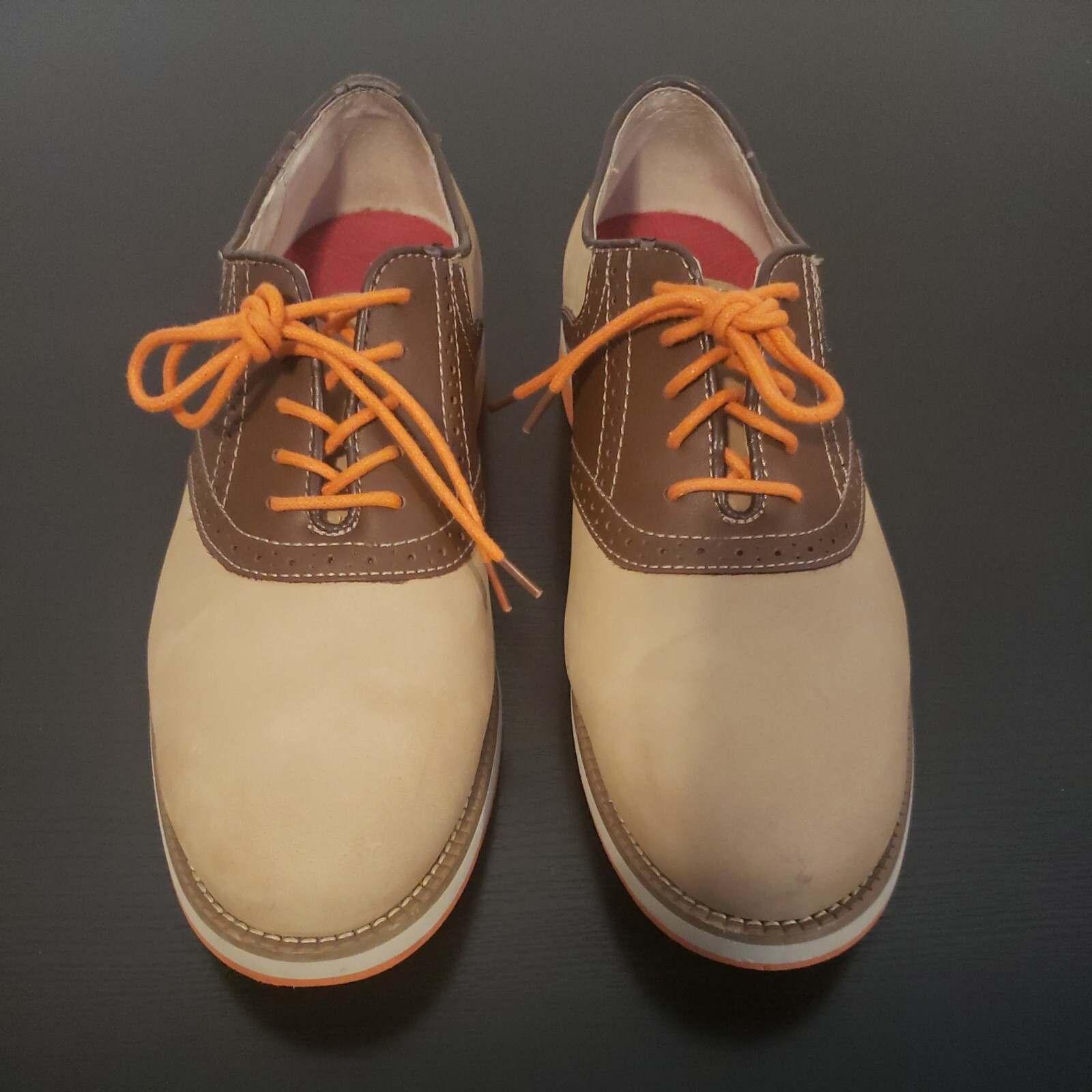 GH Bass Sonoma Men's Saddle Shoes Tan 
