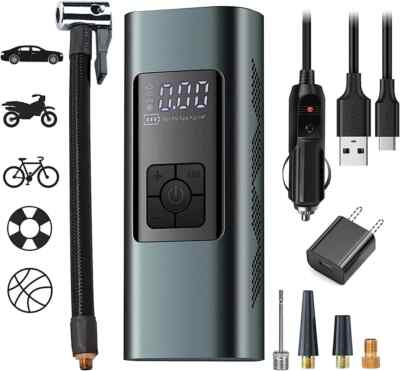 Kabelloser Digitaler Auto Reifenfüller Wiederaufladbarer Luftkompressor Mobile Powerbank